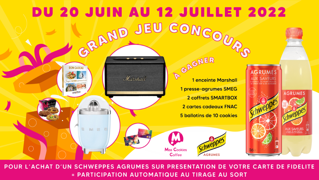 Tentez de remporter l'un des 11 lots ! Tentez de remporter l'un des 11 lots !