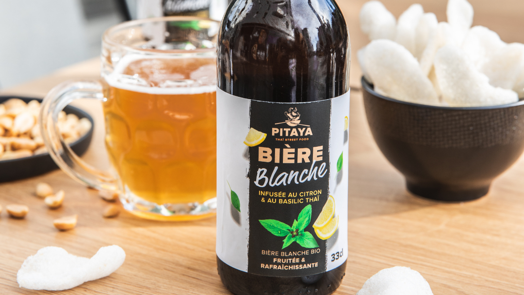 Nouvelle bière exclusive Pitaya : Bière blanche citron basilic Thaï ! Nouvelle bière exclusive Pitaya : Bière blanche citron basilic Thaï !