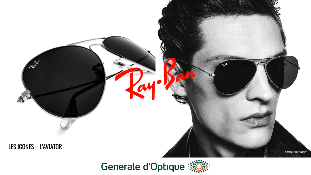 Les lunettes Aviator de Ray Ban