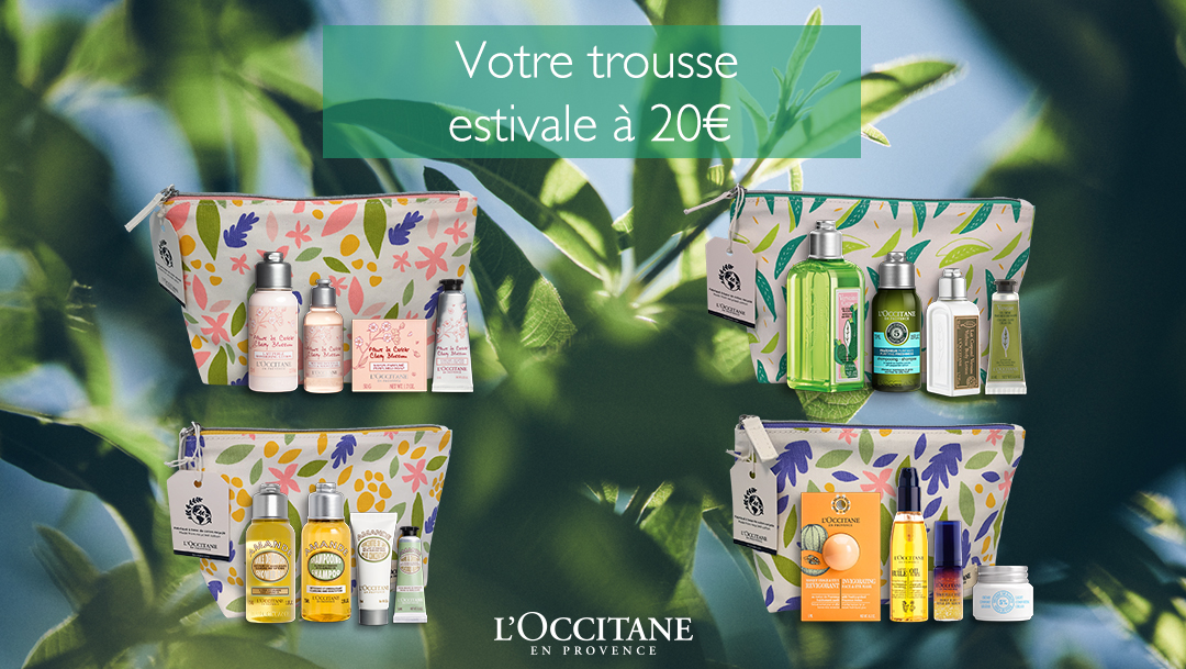 L'OCCITANE - TROUSSES ESTIVALES L'OCCITANE - TROUSSES ESTIVALES