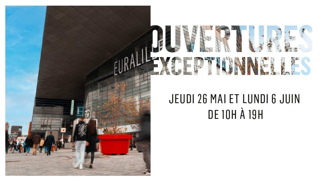 Votre centre est ouvert les 26 mai et 6 juin Votre centre est ouvert les 26 mai et 6 juin
