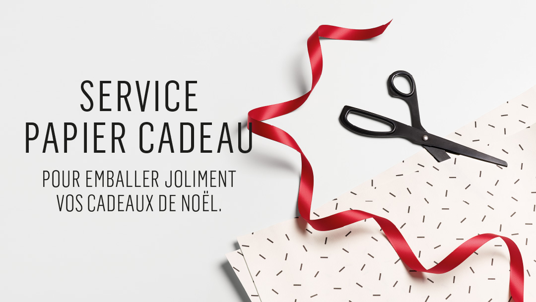 A partir du 19 novembre, profitez du service papier cadeau ! A partir du 19 novembre, profitez du service papier cadeau !