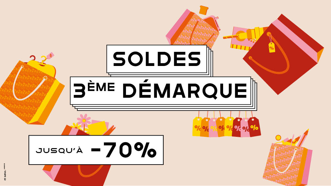 Dernière démarque des soldes d'hiver ! Dernière démarque des soldes d'hiver !