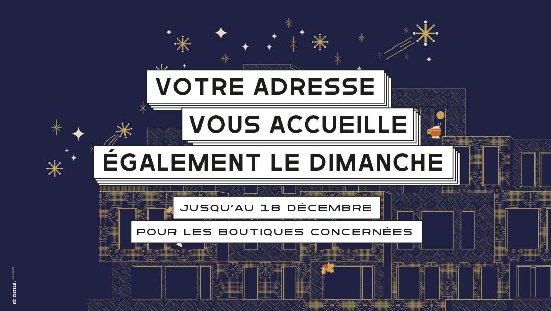 Les Ateliers Gaîté sont ouverts tous les dimanches jusqu'au 18 décembre ! Les Ateliers Gaîté sont ouverts tous les dimanches jusqu'au 18 décembre !