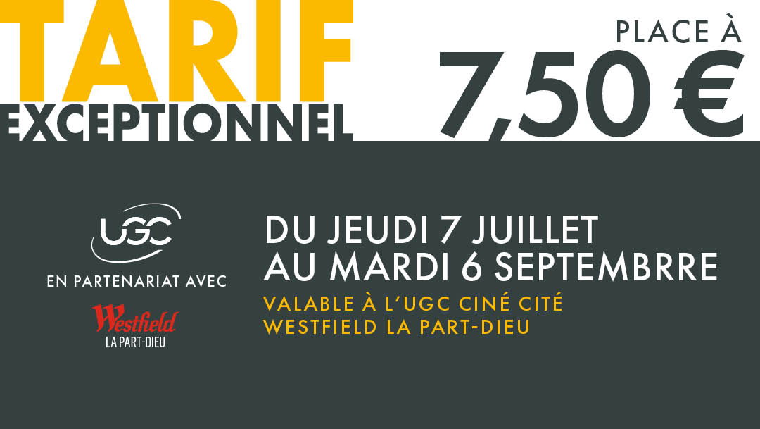 Le cinéma à 7,50€ grâce au Westfield Club Le cinéma à 7,50€ grâce au Westfield Club