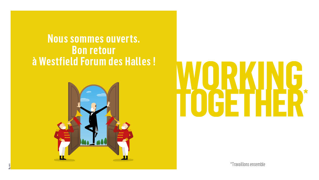 BON RETOUR À WESTFIELD FORUM DES HALLES BON RETOUR À WESTFIELD FORUM DES HALLES