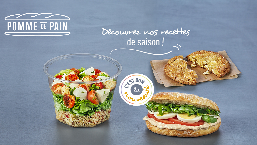 Bon retour chez Pomme de Pain ! Bon retour chez Pomme de Pain !