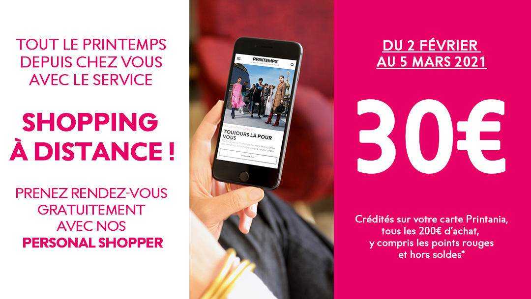 Printemps - Shopping à distance Printemps - Shopping à distance