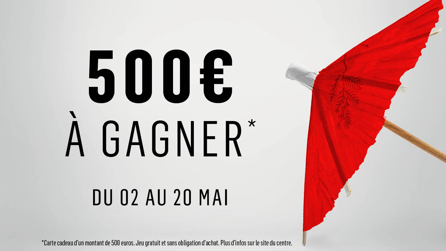 500€ DE SHOPPING A GAGNER ! 500€ DE SHOPPING A GAGNER !