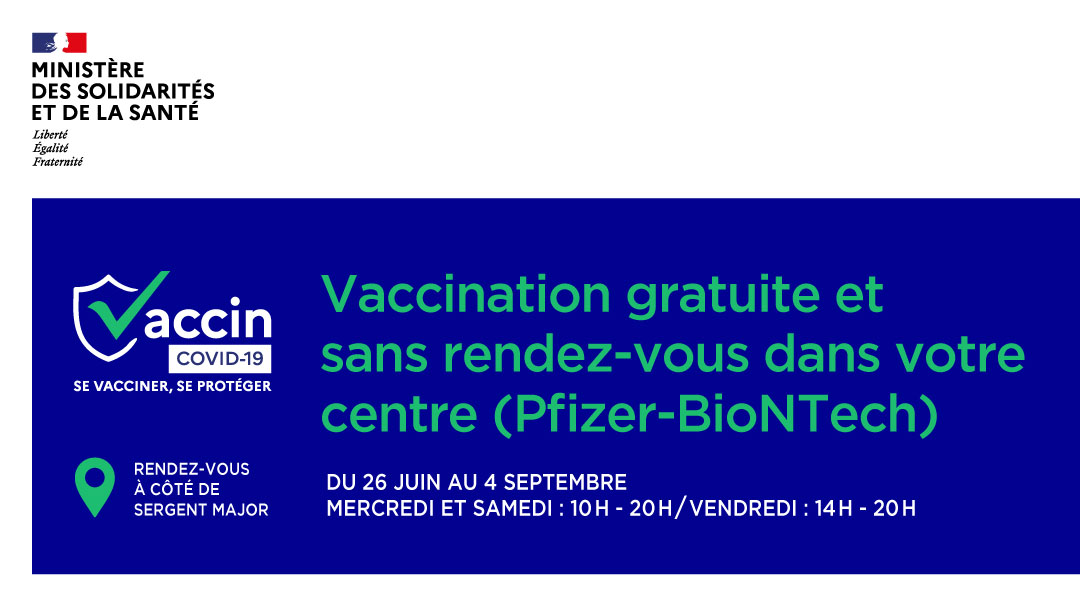 OUVERTURE D’UN CENTRE DE VACCINATION OUVERTURE D’UN CENTRE DE VACCINATION