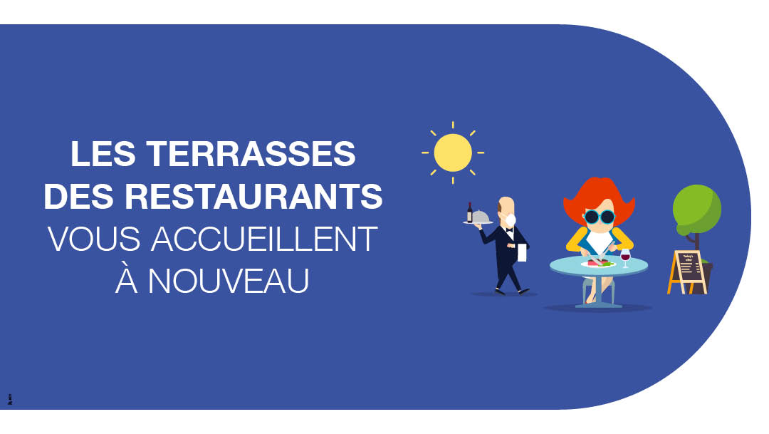 LES TERRASSES DES RESTAURANTS SONT OUVERTES LES TERRASSES DES RESTAURANTS SONT OUVERTES