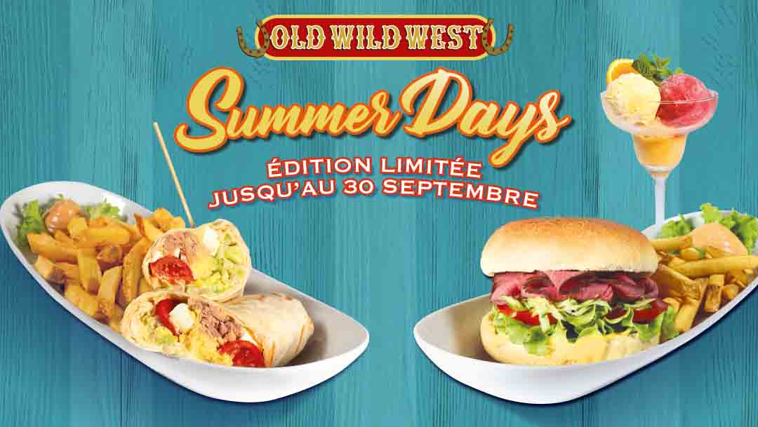 Menu Summer Days Old Wild West Menu Summer Days Old Wild West