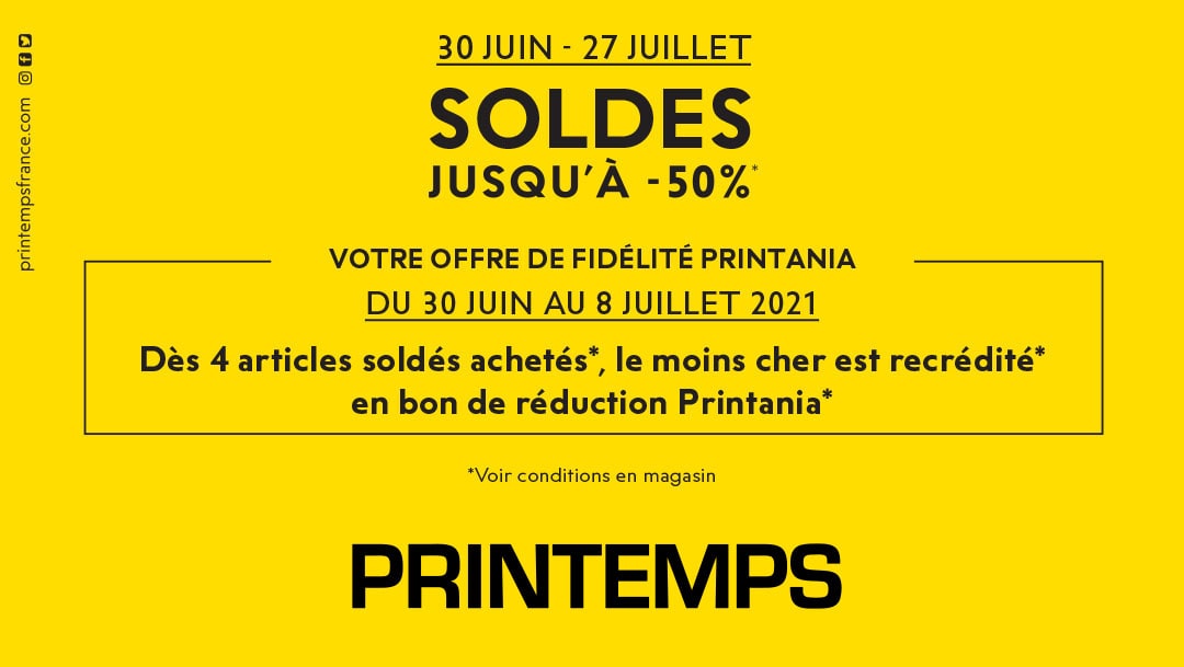 PRINTEMPS - NOUVELLE DÉMARQUE PRINTEMPS - NOUVELLE DÉMARQUE