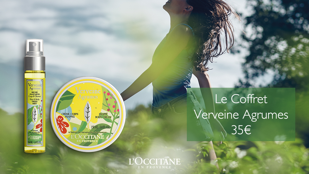 Découvrez la gamme Verveine Agrumes chez L'Occitane ! Découvrez la gamme Verveine Agrumes chez L'Occitane !