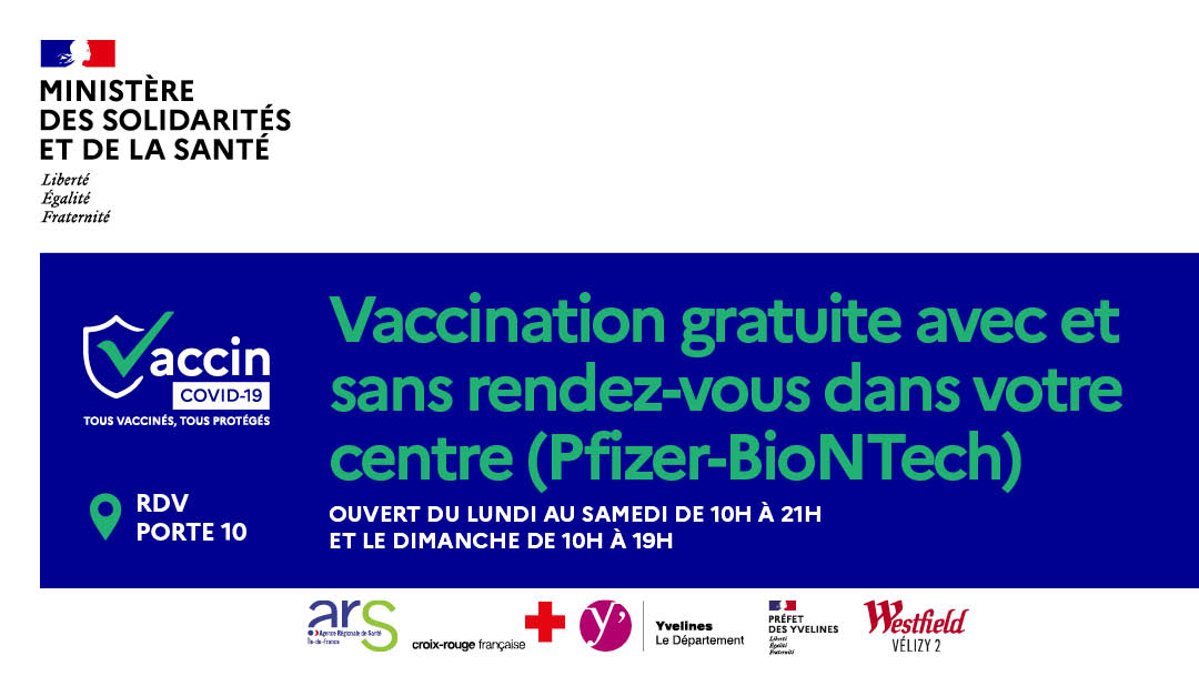 Votre centre de vaccination est ouvert Votre centre de vaccination est ouvert