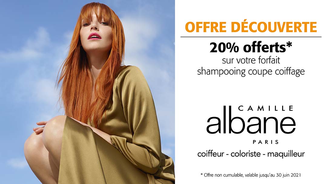 Votre salon de coiffure Camille Albane vous attend ! Votre salon de coiffure Camille Albane vous attend !