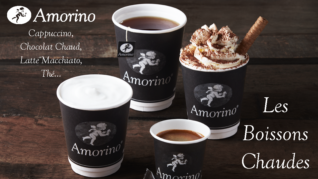 Profitez de l'hiver pour découvrir la large palette de boissons chaudes chez Amorino ! Profitez de l'hiver pour découvrir la large palette de boissons chaudes chez Amorino !