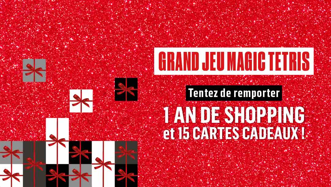 1 AN DE SHOPPING À GAGNER ! 1 AN DE SHOPPING À GAGNER !
