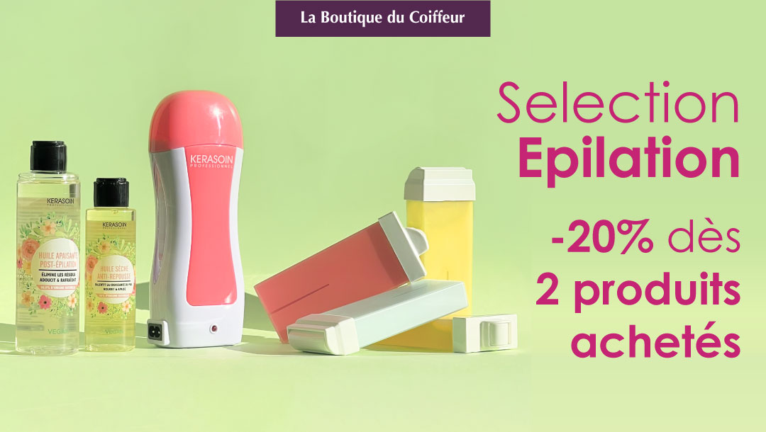 La sélection Epilation : -20% dès 2 produits achetés. La sélection Epilation : -20% dès 2 produits achetés.