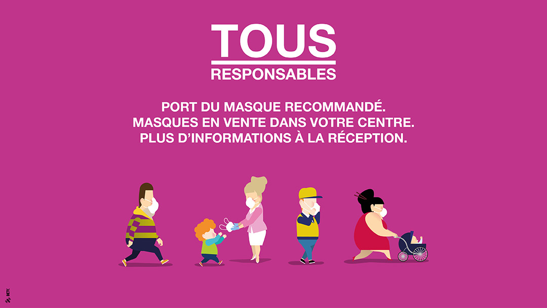 TOUS RESPONSABLES : Port du masque TOUS RESPONSABLES : Port du masque