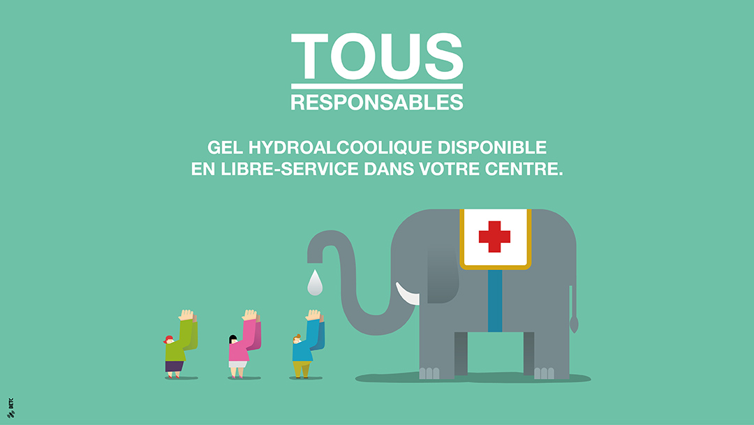 TOUS RESPONSABLES : Gel hydroalcoolique TOUS RESPONSABLES : Gel hydroalcoolique