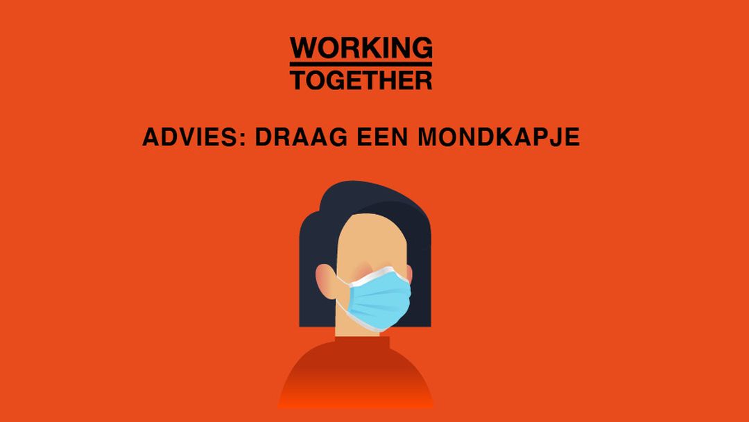 Advies: Draag een mondkapje Advies: Draag een mondkapje