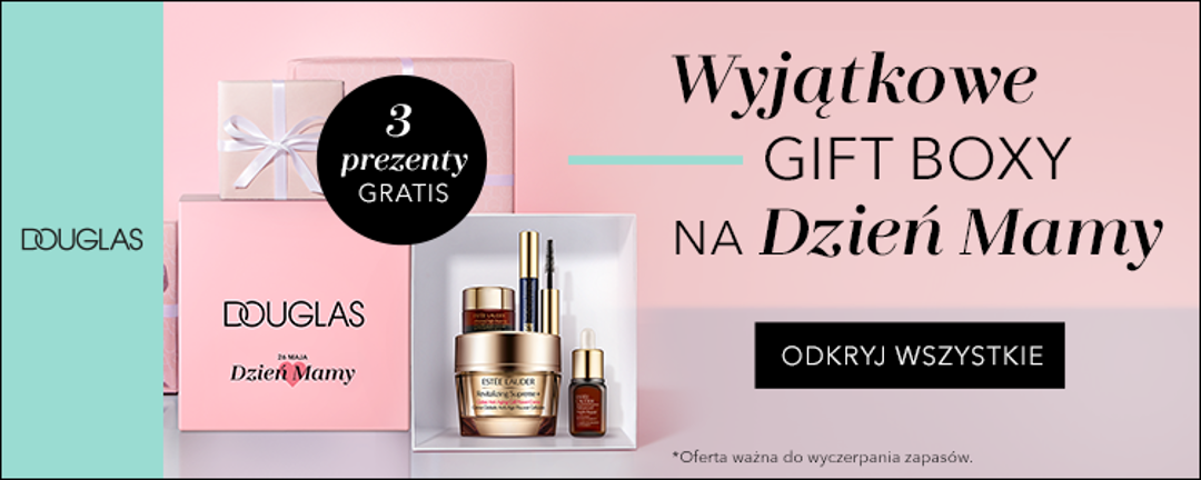 Wyjątkowe GIFT BOXY na Dzień Mamy w Douglas Wyjątkowe GIFT BOXY na Dzień Mamy w Douglas
