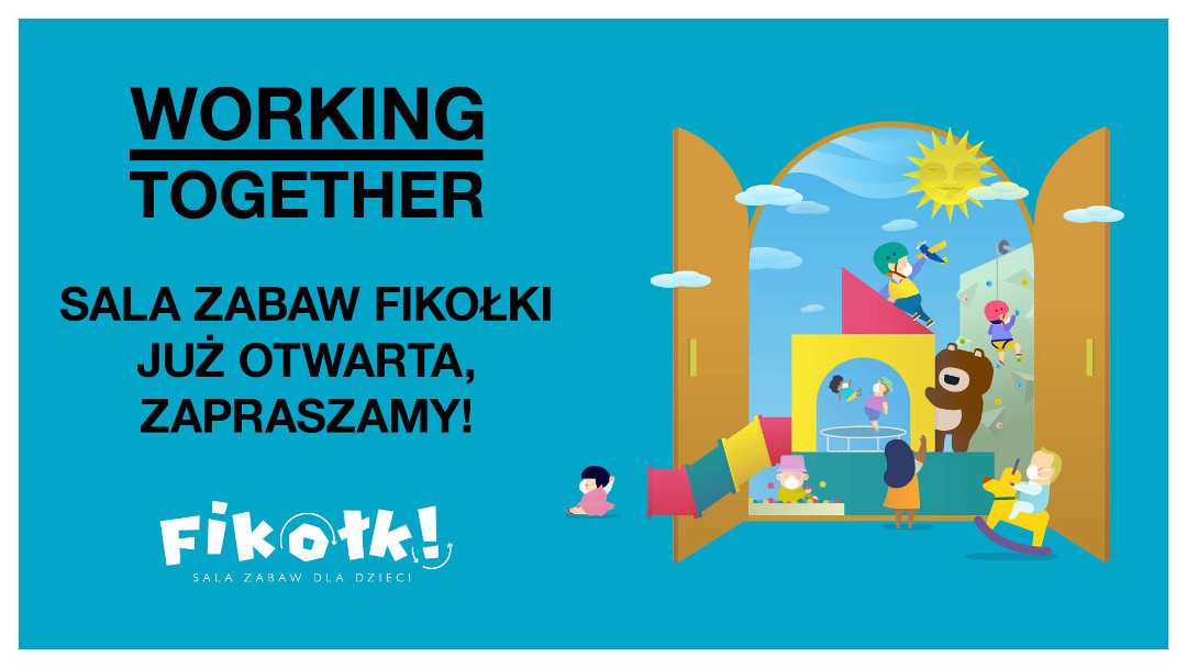 Sala Zabaw Fikołki znowu otwarta! Sala Zabaw Fikołki znowu otwarta!