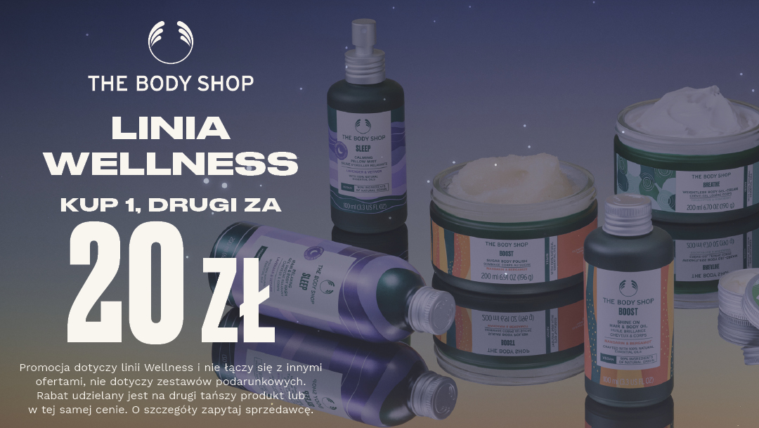LINIA WELLNESS KUP 1, DRUGI ZA 20 ZŁ LINIA WELLNESS KUP 1, DRUGI ZA 20 ZŁ