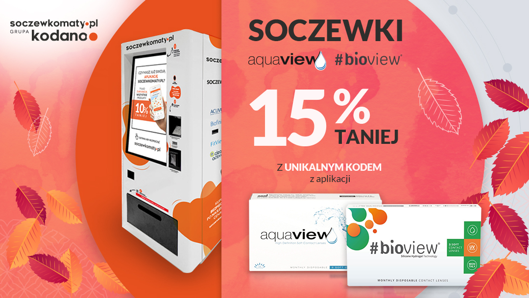 Soczewki aż 15% taniej Soczewki aż 15% taniej