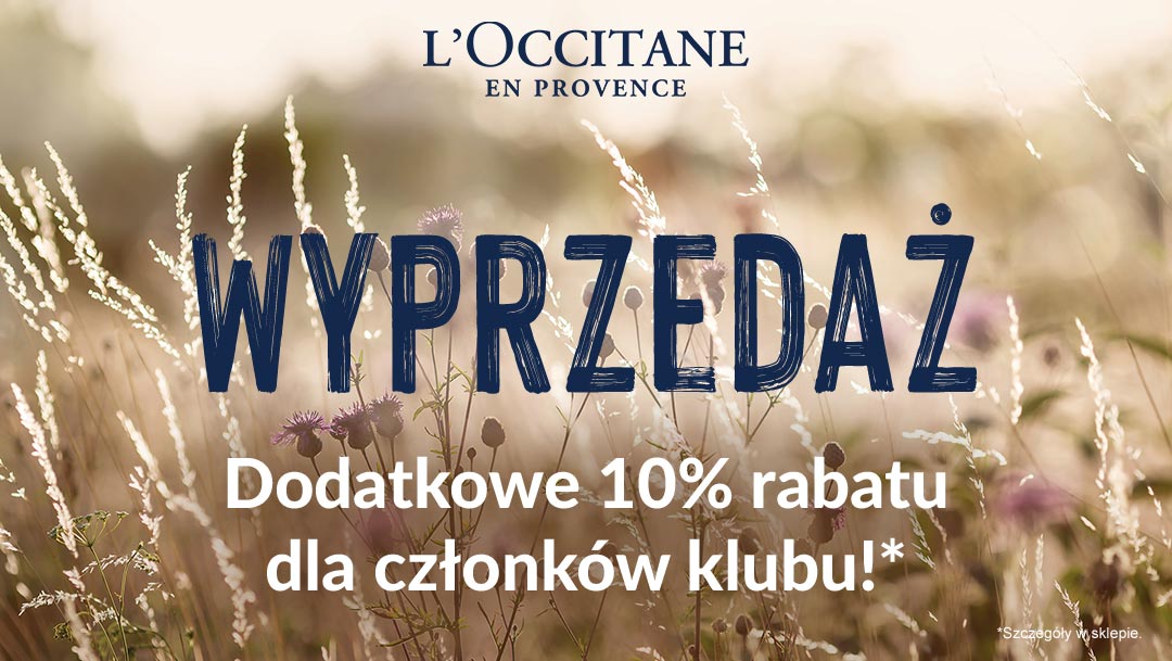 Wyprzedaż w L'Occitane Wyprzedaż w L'Occitane