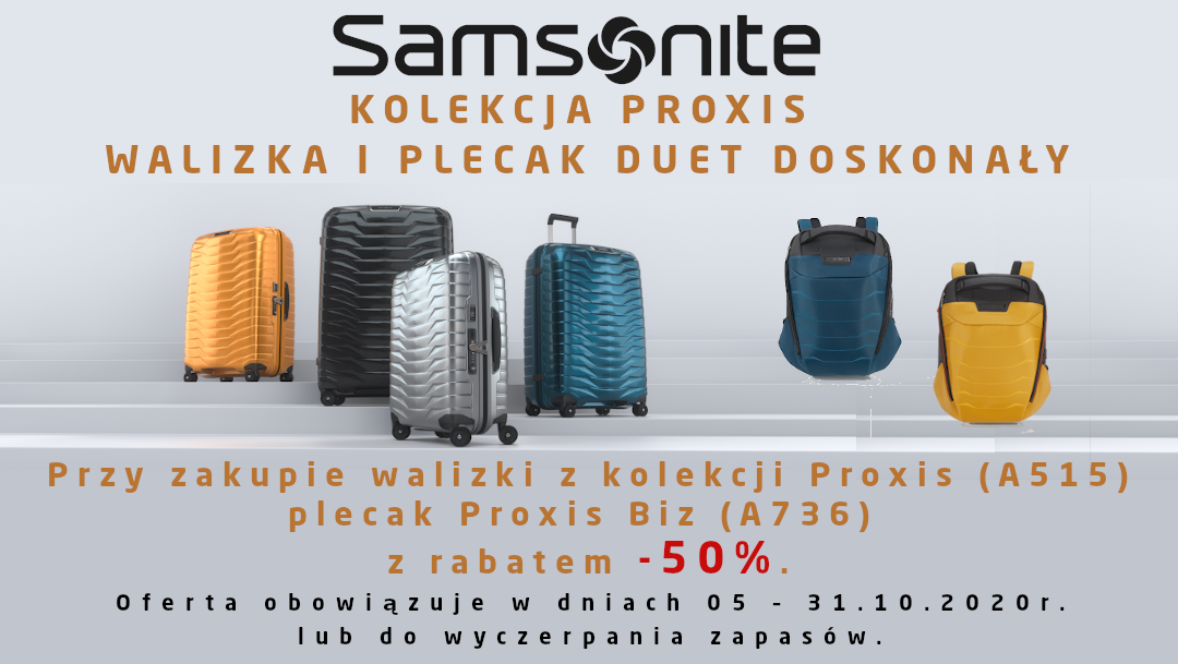 Duet doskonały Proxis w Samsonite Duet doskonały Proxis w Samsonite