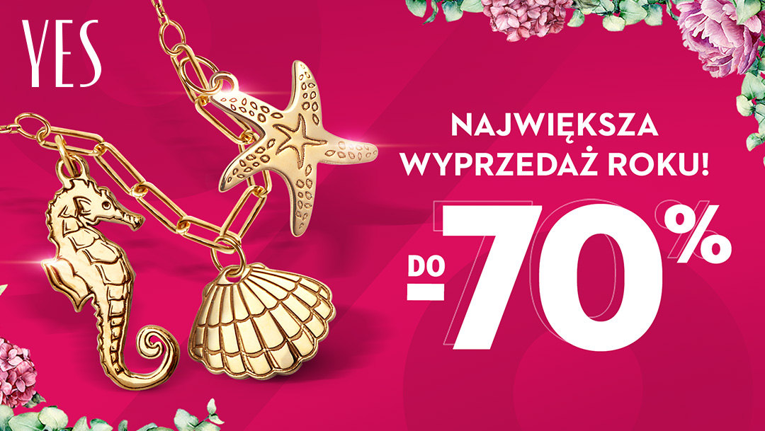 Największa wyprzedaż roku w Salonie YES! Największa wyprzedaż roku w Salonie YES!