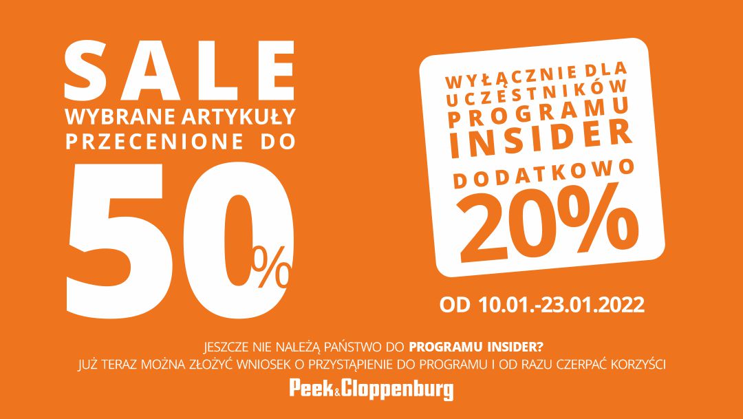 Sale do -50% na wybrane artykuły Sale do -50% na wybrane artykuły