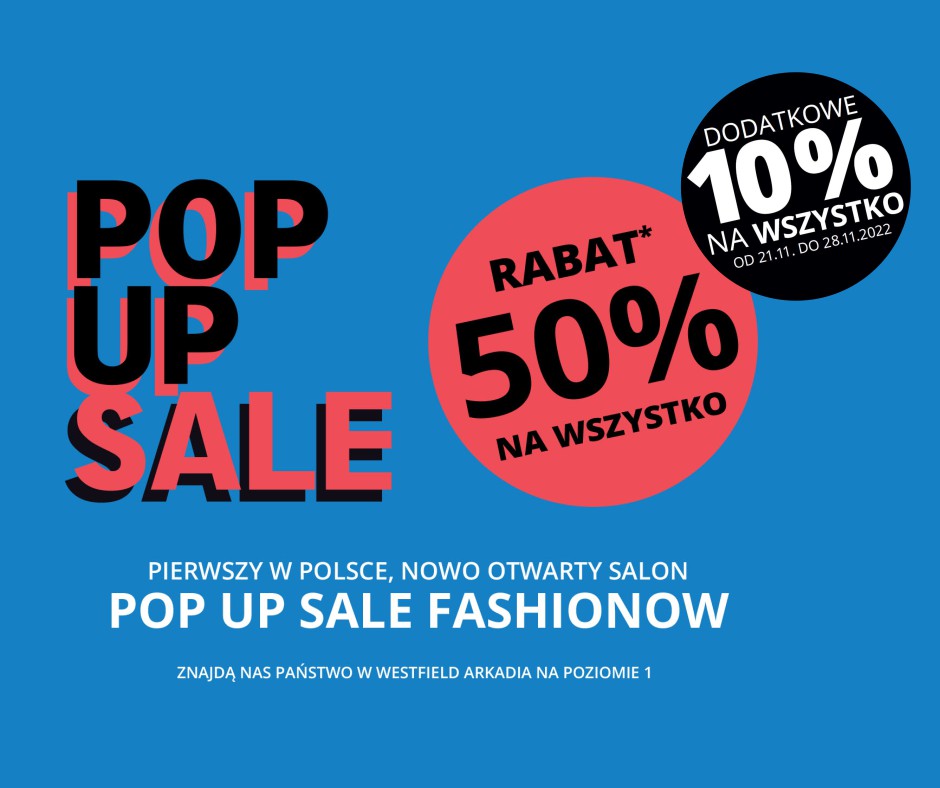 Black Week w Pop Up Sale Black Week w Pop Up Sale