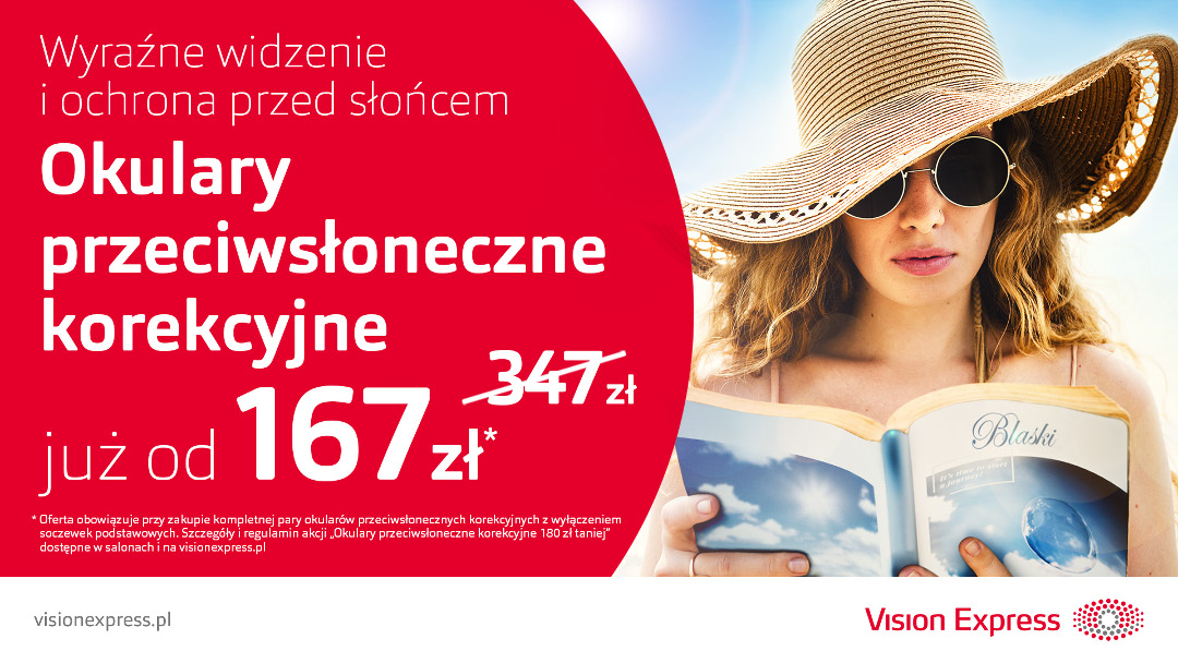 Okulary przeciwsłoneczne korekcyjne taniej w Vision Express Okulary przeciwsłoneczne korekcyjne taniej w Vision Express