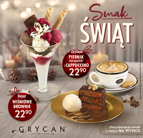 SMAK ŚWIĄT w lodziarnio-kawiarni GRYCAN SMAK ŚWIĄT w lodziarnio-kawiarni GRYCAN