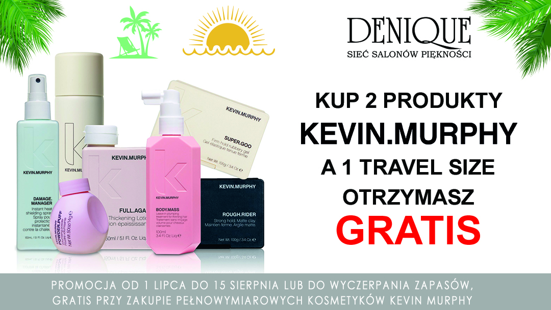 Letnia oferta na kosmetyki Kevin Murphy w Denique Letnia oferta na kosmetyki Kevin Murphy w Denique