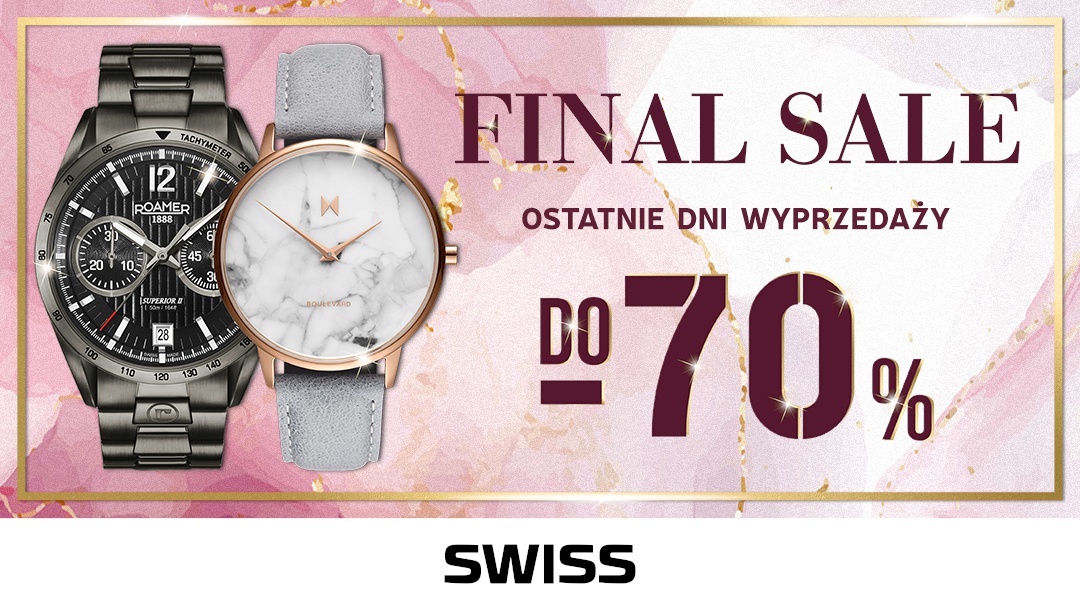 FINAL SALE w salonie SWISS FINAL SALE w salonie SWISS