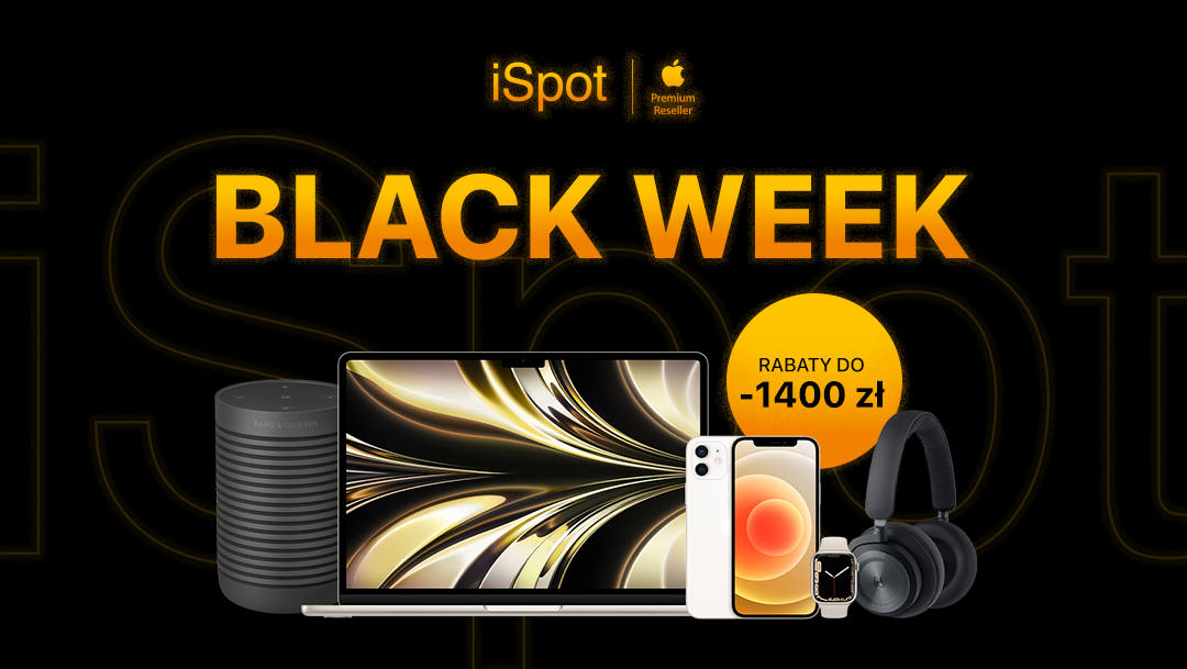 Black Week w iSpot: promocje na produkty Apple Black Week w iSpot: promocje na produkty Apple