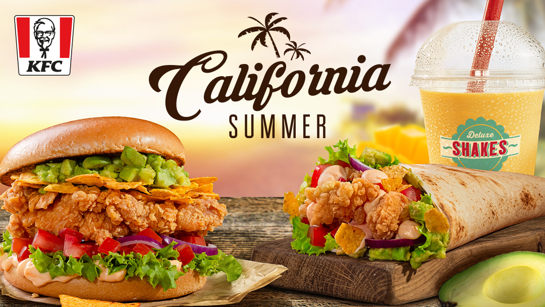 California Summer Menu w KFC California Summer Menu w KFC
