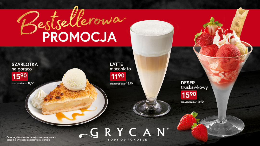 BESTSELLEROWA PROMOCJA u Grycana! BESTSELLEROWA PROMOCJA u Grycana!