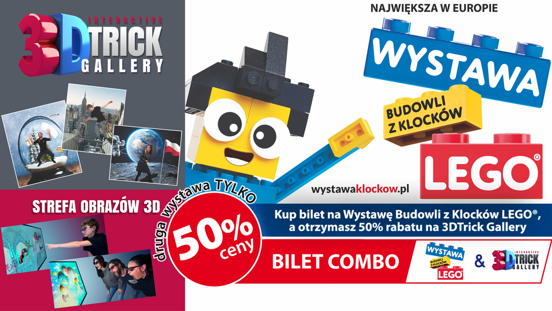 NAJWIĘKSZA W EUROPIE WYSTAWA BUDOWLI Z KLOCKÓW LEGO NAJWIĘKSZA W EUROPIE WYSTAWA BUDOWLI Z KLOCKÓW LEGO