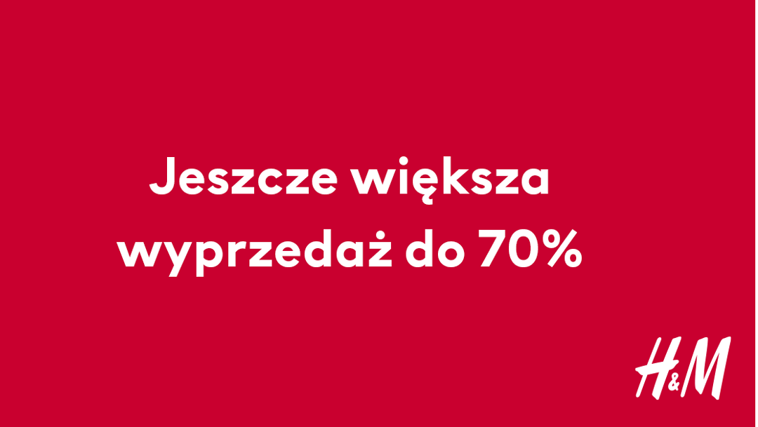 NOWE PRODUKTY Z RABATAMI NAWET DO 70% w H&M NOWE PRODUKTY Z RABATAMI NAWET DO 70% w H&M