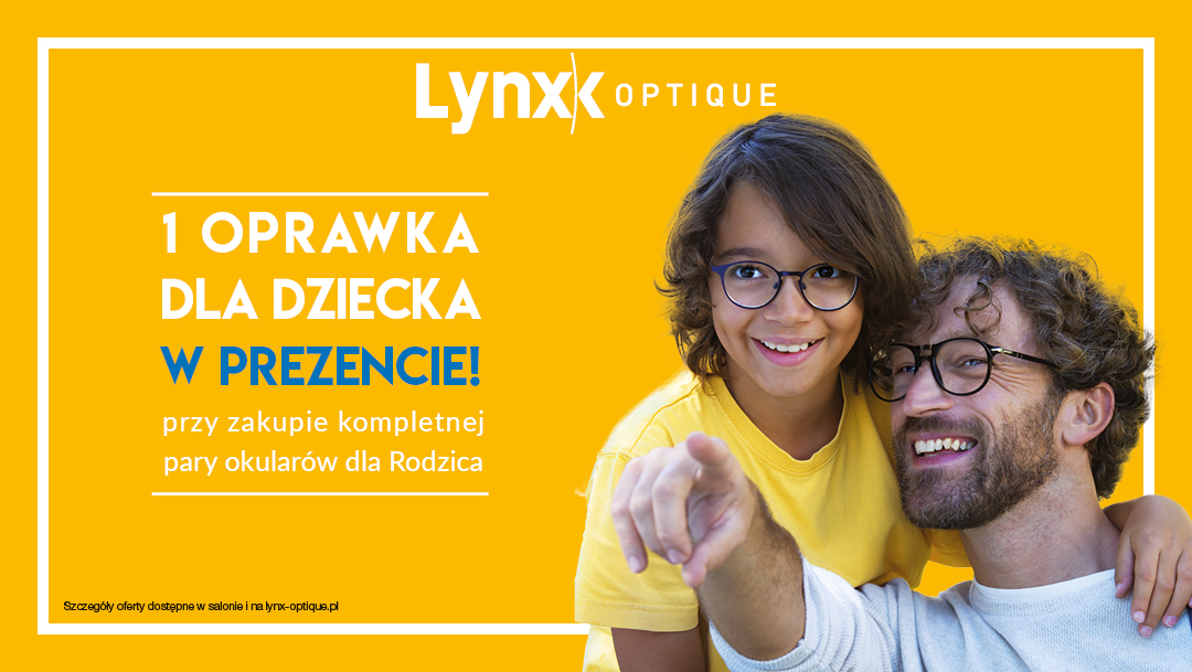 Oprawka dla dziecka w prezencie od Lynx Optique Oprawka dla dziecka w prezencie od Lynx Optique