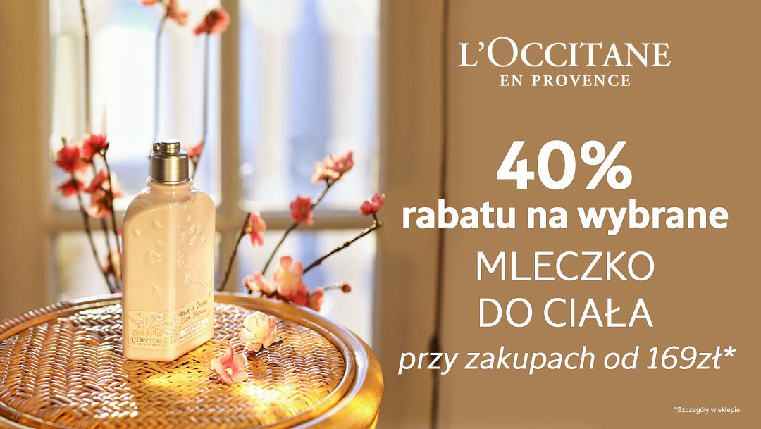 40% rabatu na mleczko do ciała! 40% rabatu na mleczko do ciała!