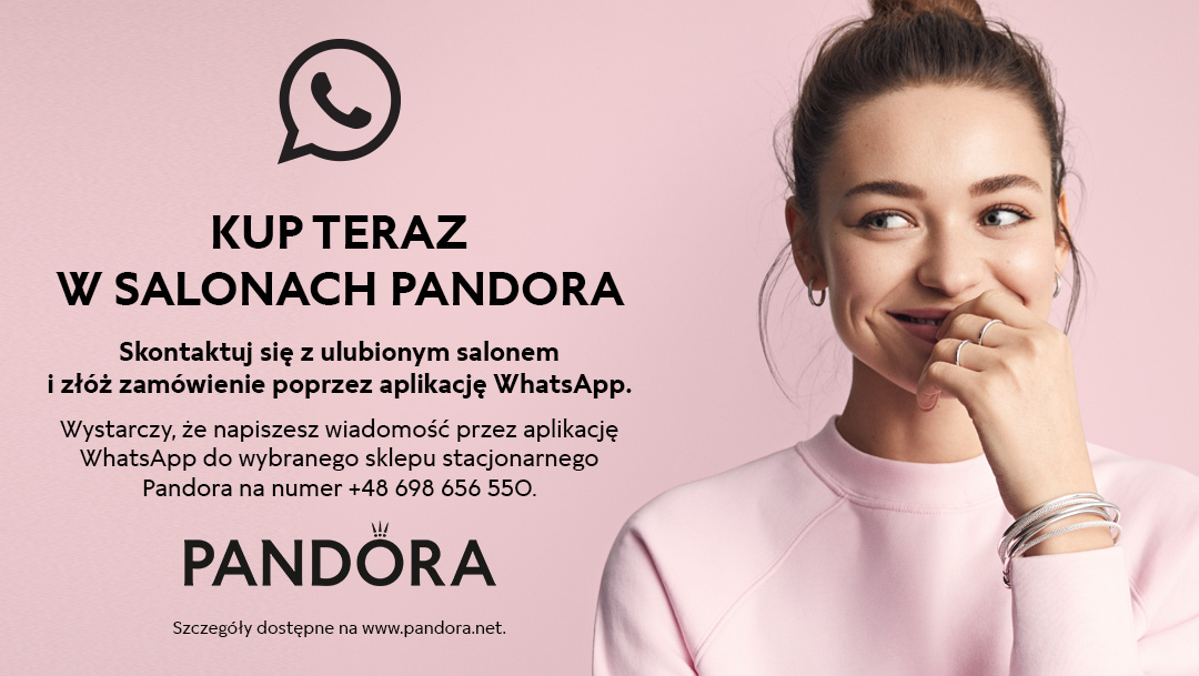Sprzedaż WhatsApp w salonach Pandora Sprzedaż WhatsApp w salonach Pandora