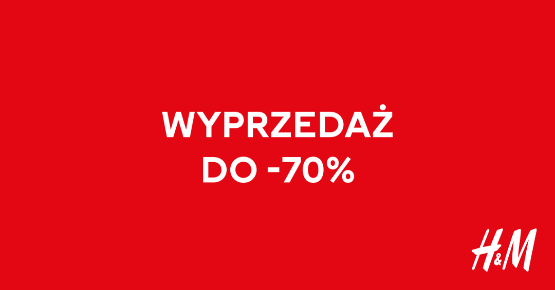 Wyprzedaż w H&M Wyprzedaż w H&M
