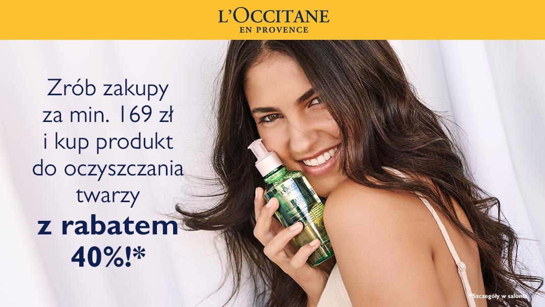 Oferta specjalna w salonie L'Occitane Oferta specjalna w salonie L'Occitane