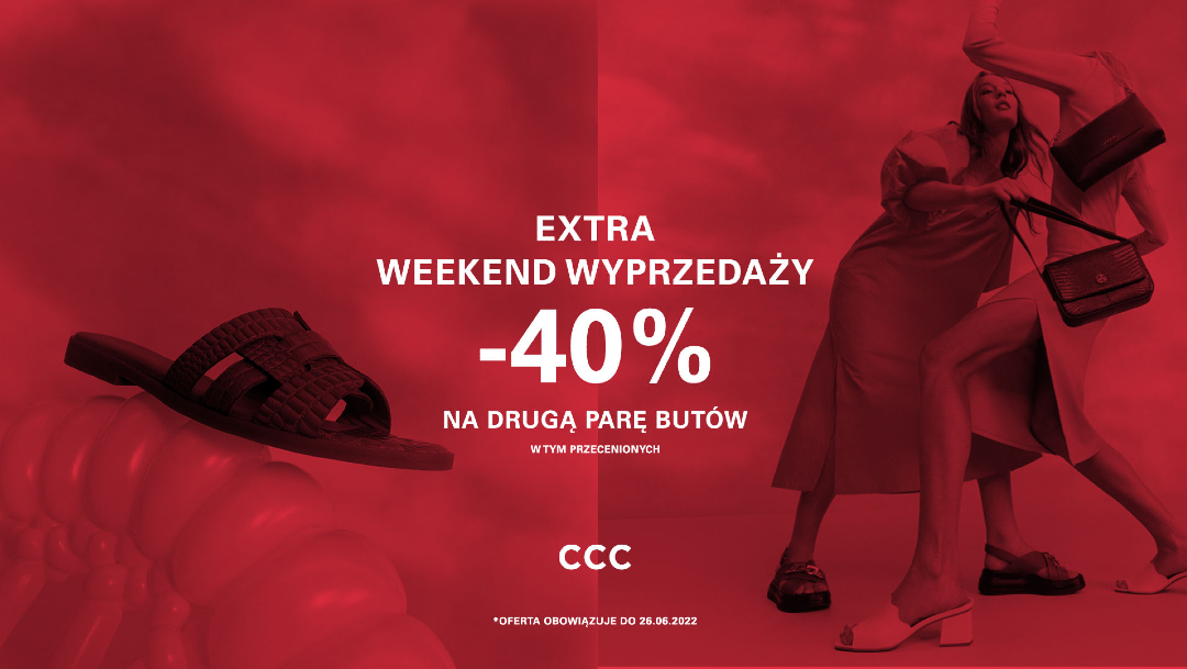 -40% na drugą parę butów! -40% na drugą parę butów!